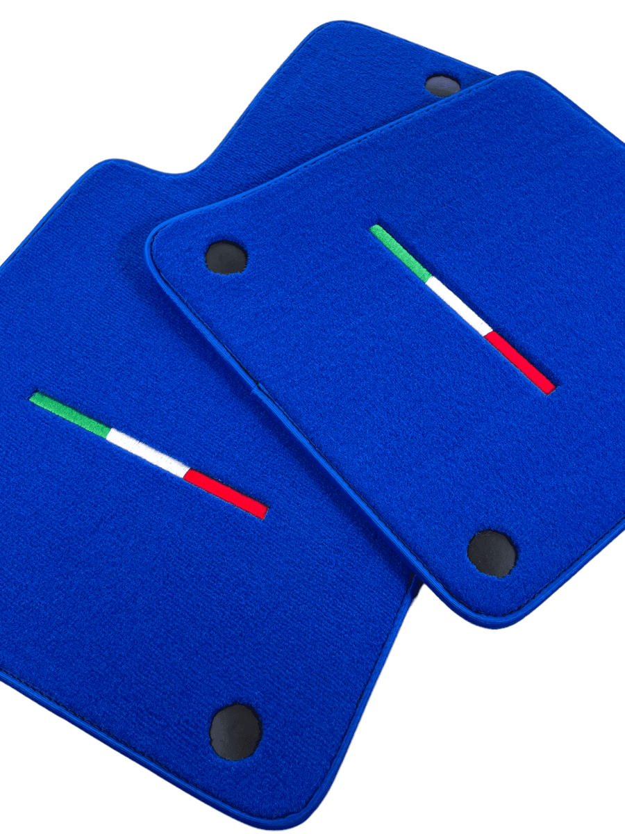 Blue Floor Mats For Ferrari 612 Scaglietti 2005-2011 Italian Edition - AutoWin
