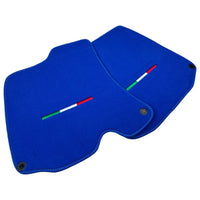 Blue Floor Mats For Ferrari Portofino (2018-2023) Italian Edition - AutoWin