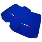 Blue Floor Mats For Ferrari Roma (2021-2024) Italian Edition - AutoWin