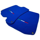 Blue Floor Mats For Ferrari Roma (2021-2024) Italian Edition - AutoWin