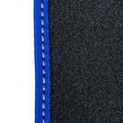 Blue Floor Mats for Lamborghini Diablo (1990-2001) with Purple Leather - AutoWin