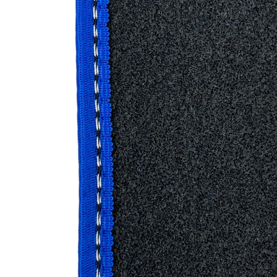 Blue Floor Mats for Lamborghini Diablo (1990-2001) with Purple Leather - AutoWin