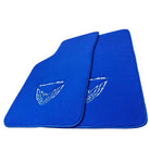 Blue Floor Mats for Pontiac FireBird (1970-1981) with Trans Am Logo - AutoWin