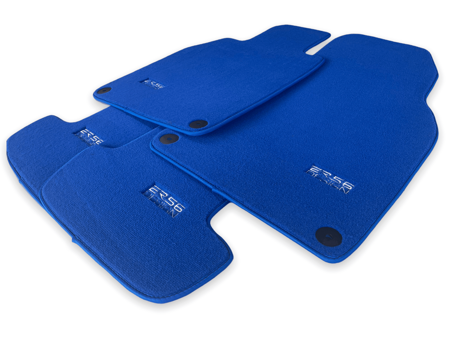 Blue Floor Mats for Porsche Cayenne (2018-2023) | ER56 Design - AutoWin