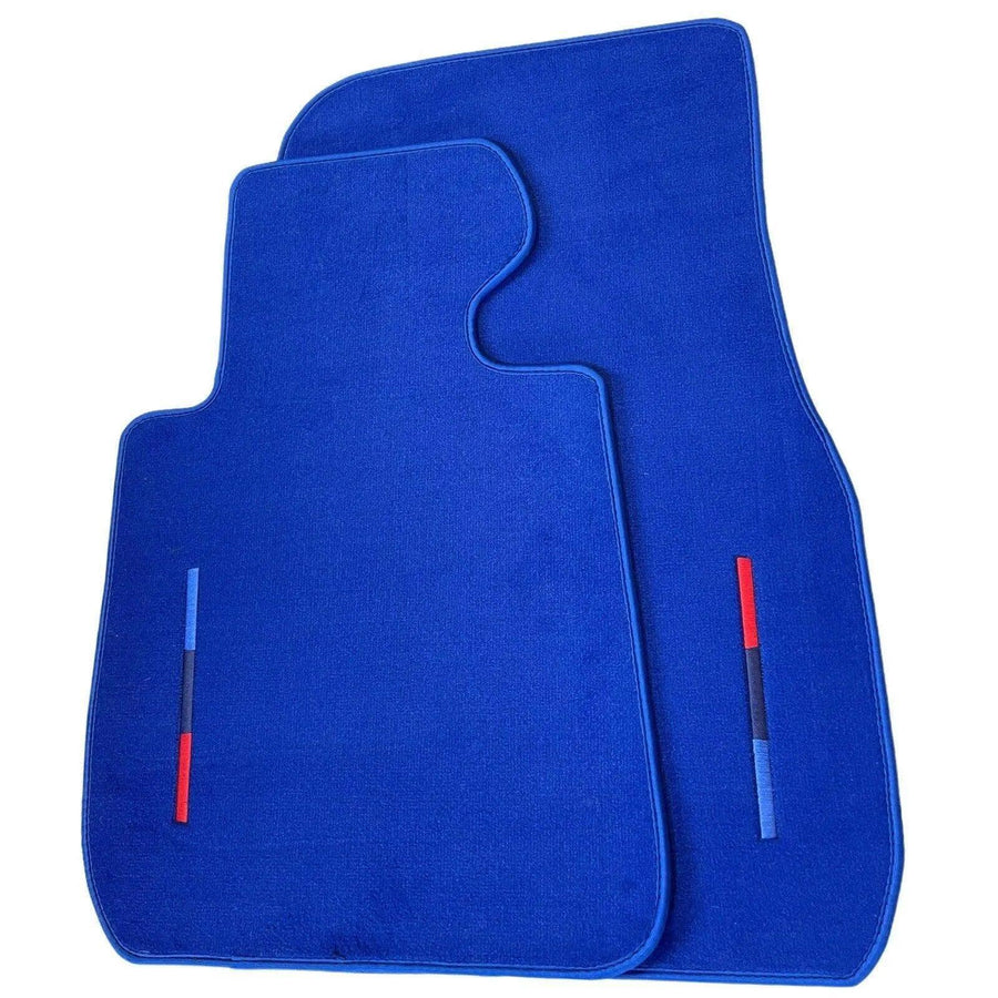Blue Mats For BMW 5 Series E34 Sedan With M Package - AutoWin