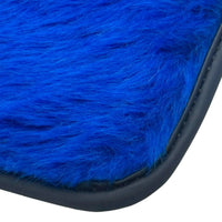 Blue Sheepskin Floor Mats for Rolls-Royce Dawn (2016-2023) - AutoWin