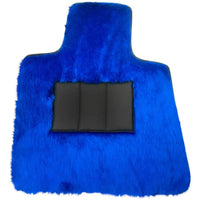 Blue Sheepskin Floor Mats for Rolls-Royce Wraith (2013-2023) - AutoWin