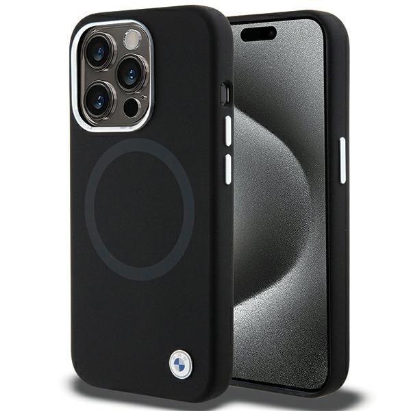 BMW Signature Liquid Silicone MagSafe Hardcase for iPhone 15 Pro 6.1" - AutoWin