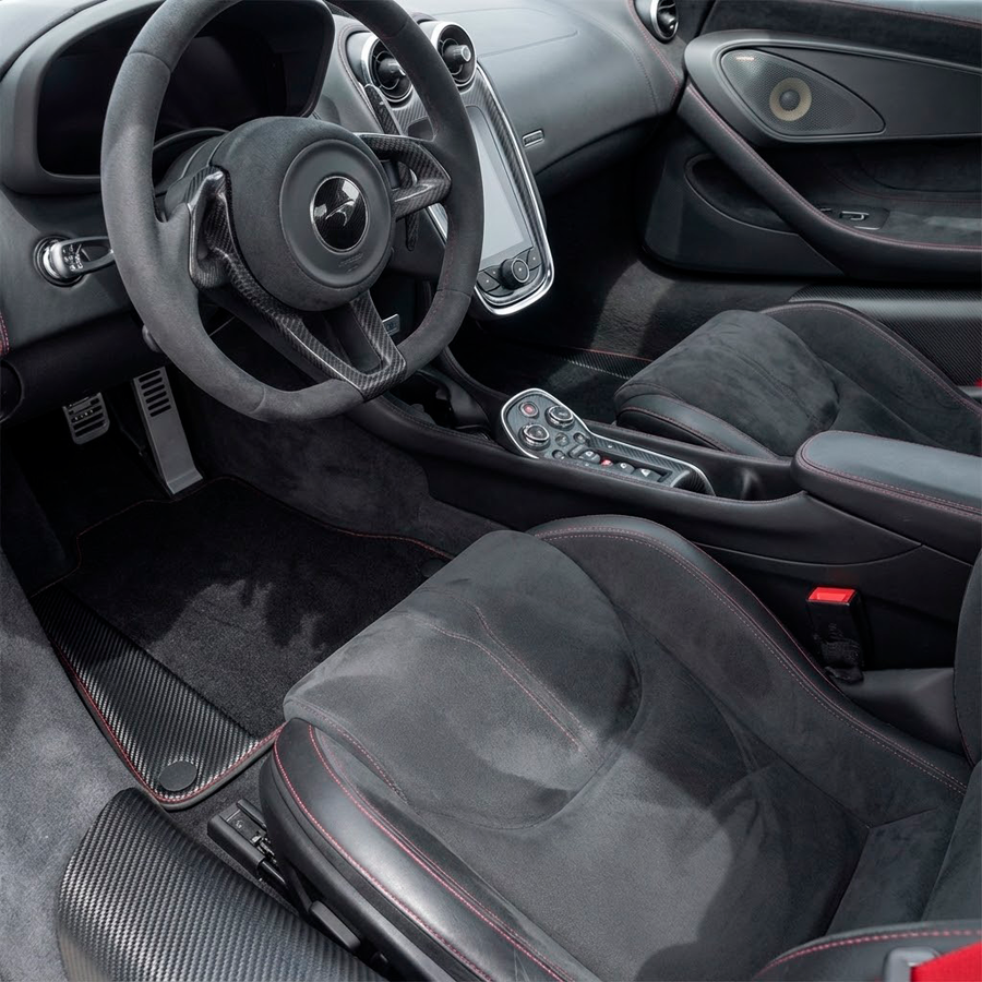 ブラックカーマット マクラーレン570S (2015-2021) カーボンレザー付き