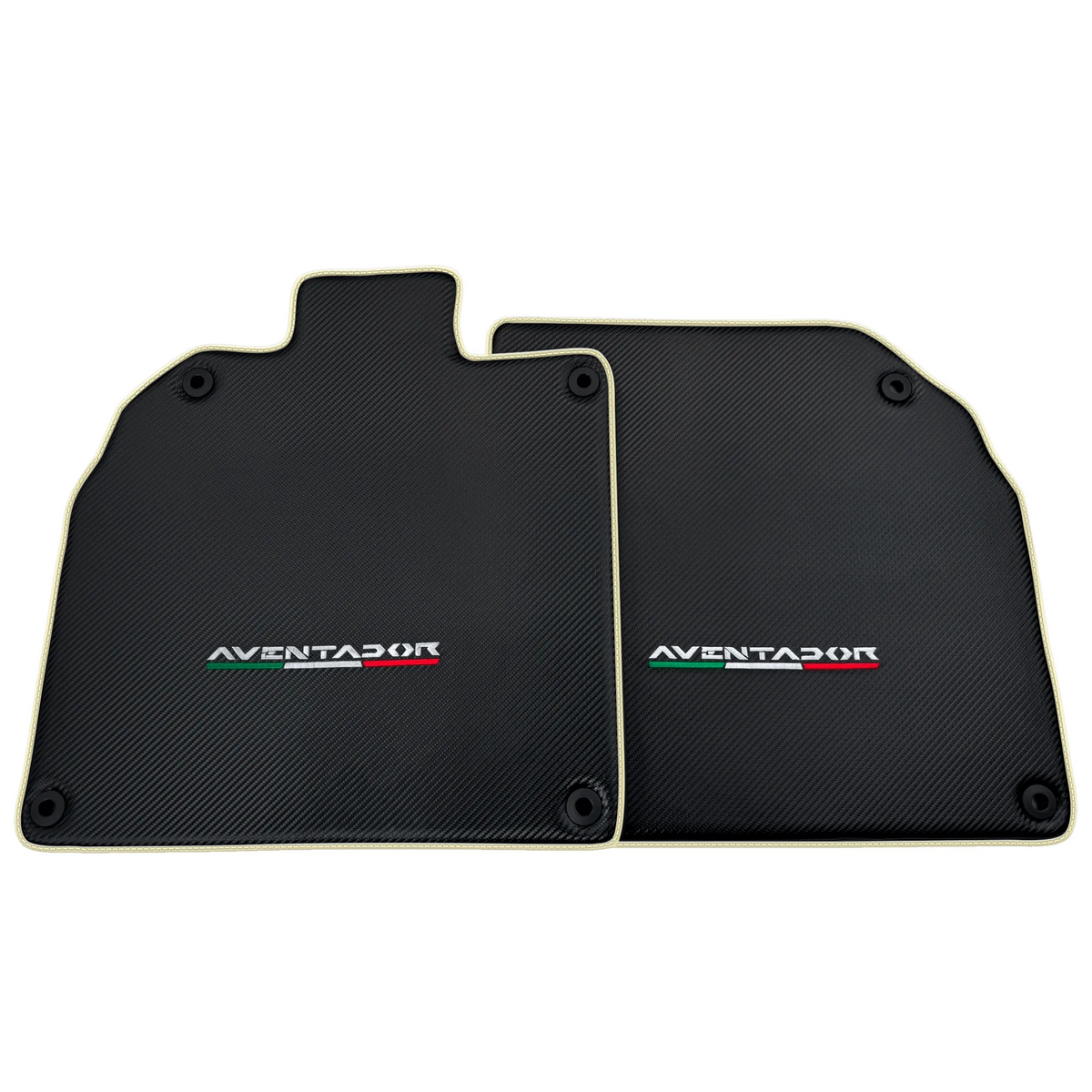 Carbon Fiber Floor Mats for Lamborghini Aventador | Various Trim Colors