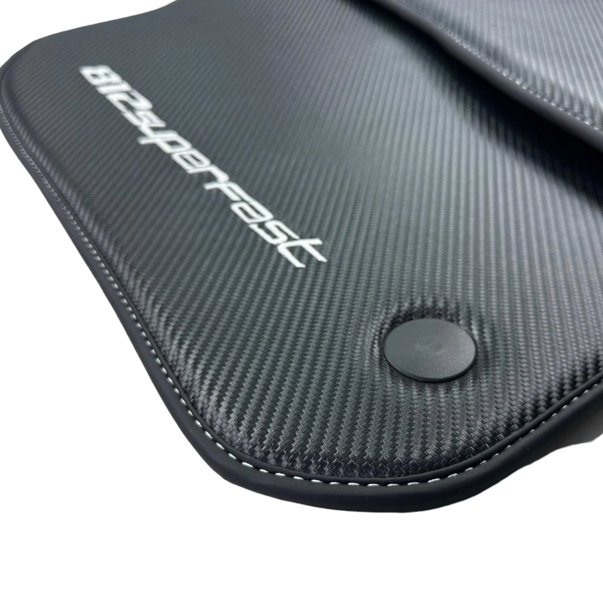 Carbon Fiber Leather Floor Mats For Ferrari 812 Superfast - AutoWin