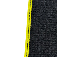 Carbon Floor Mats For Ferrari 812 Superfast (2018-2023) with Yellow Trim - AutoWin