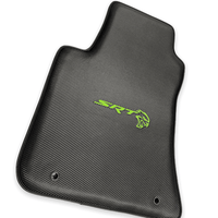 Carbon Leather Floor Mats For Dodge Challenger Srt 2011-2021 - AutoWin
