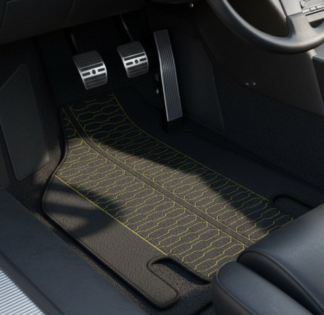 Interior look of floor mats for Lamborghini Countach (1974-1990)