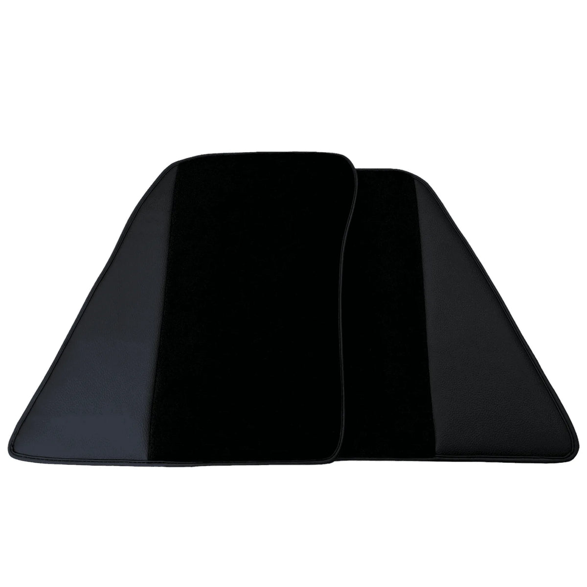 Custom Black Floor Mats for Ferrari 296 GTB (2022-2027) with Leather