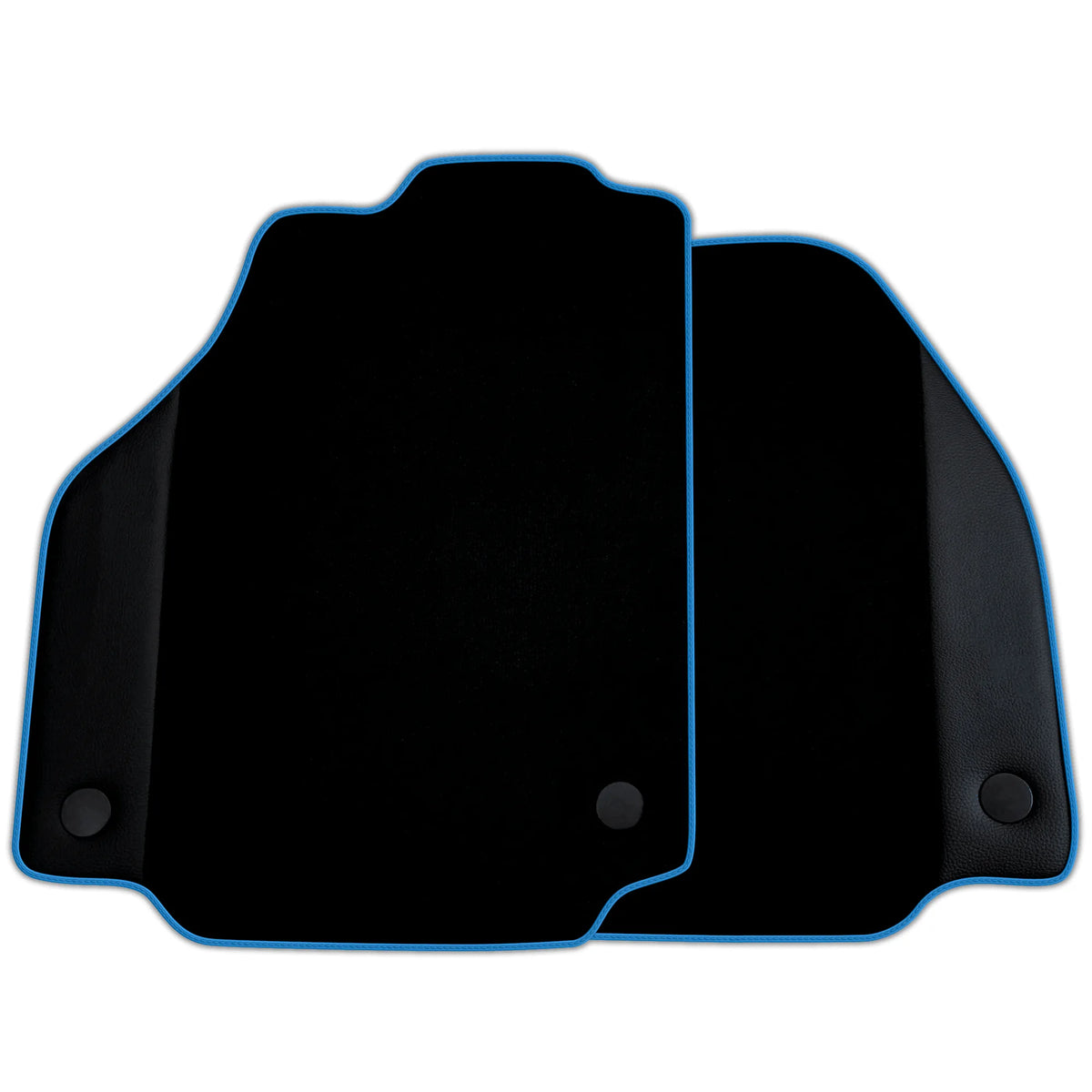 Custom Black Floor Mats for Ferrari 488 GTB (2016-2022) with Leather | Various Trim Colors