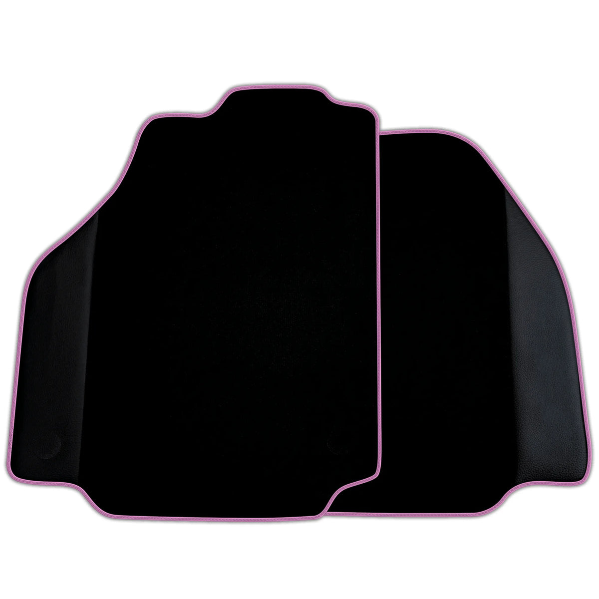 Custom Black Floor Mats for Ferrari 488 Pista Spider 2019-2021 with Leather | Various Trim Colors