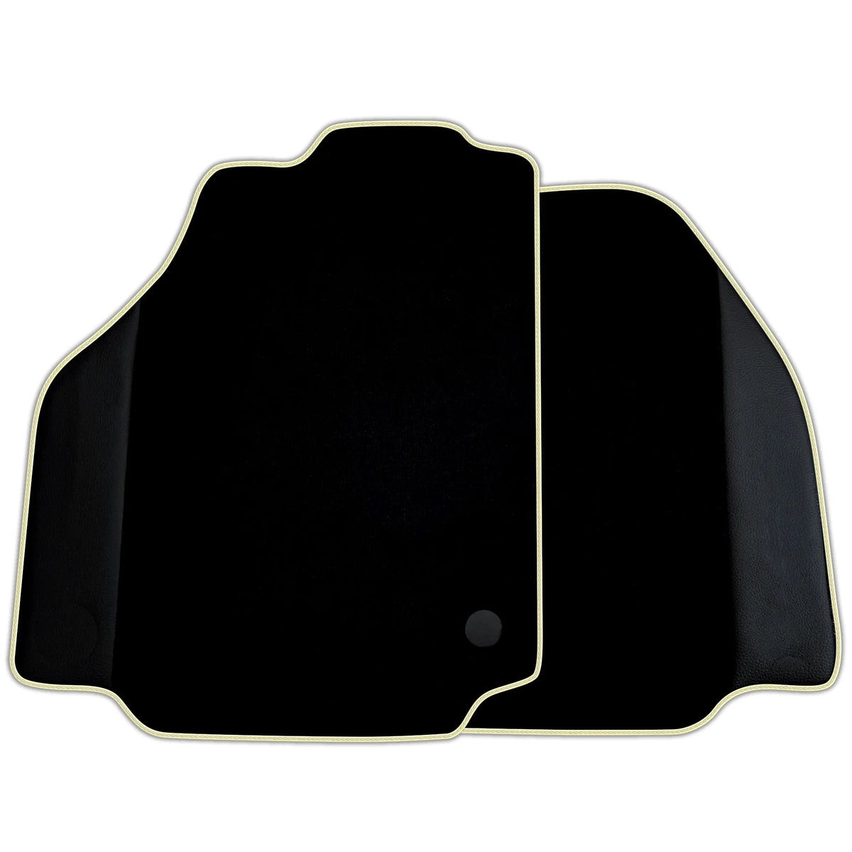 Custom Black Floor Mats for Ferrari 488 Pista Spider 2019-2021 with Leather | Various Trim Colors