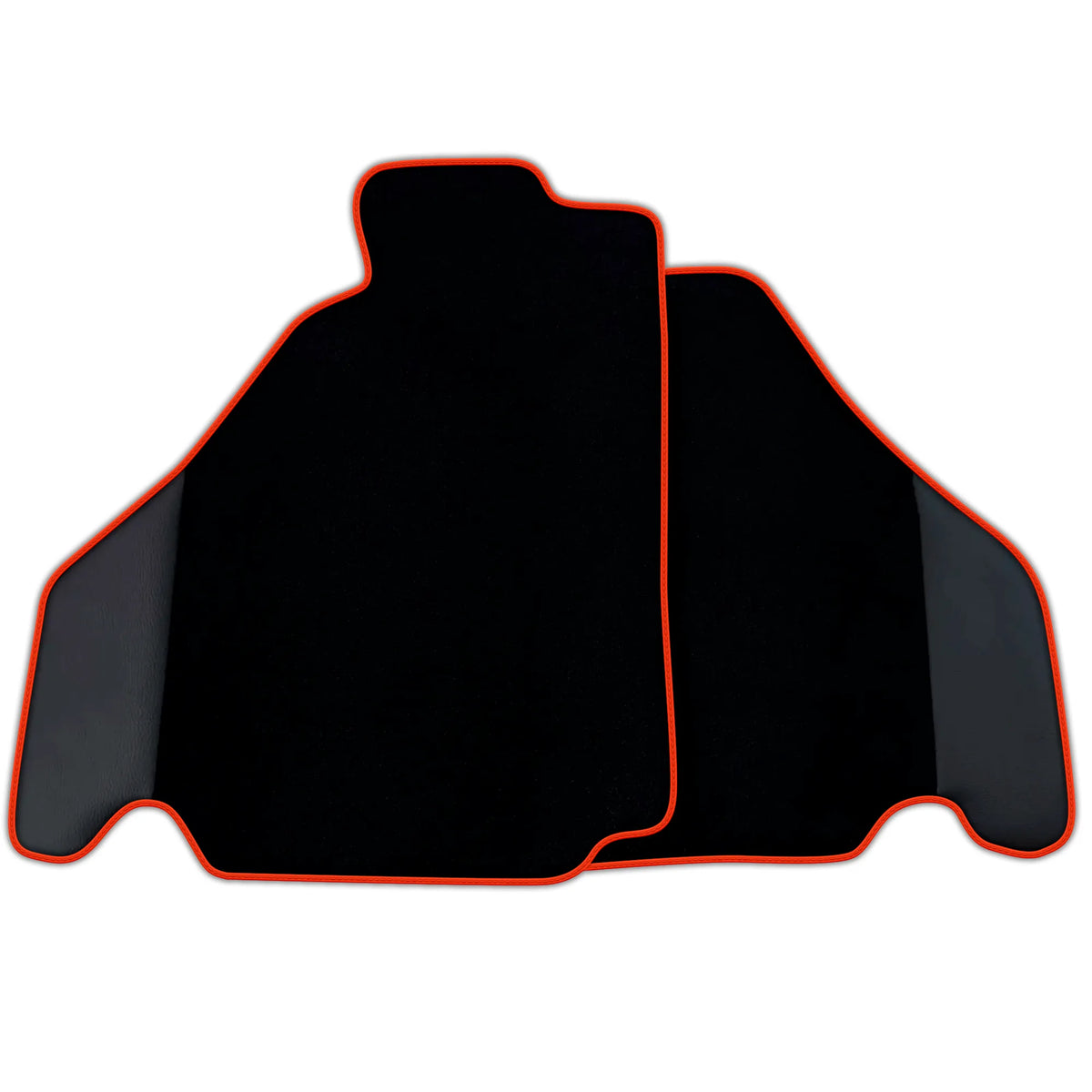 Customizable Black Floor Mats for Ferrari 360 (1999-2005) with Leather