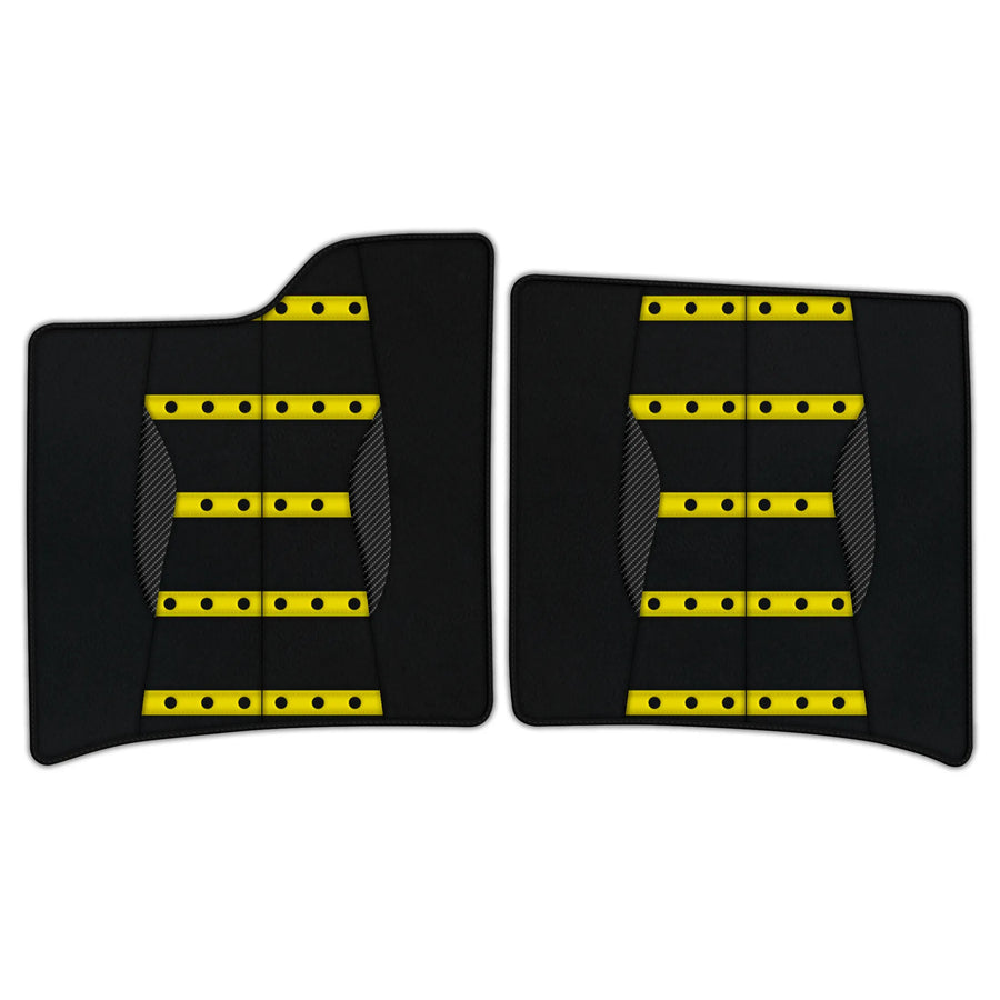 Customizable Leather Floor Mats with AW22 Pattern for Ferrari 12 Cilindri (2024-2026)