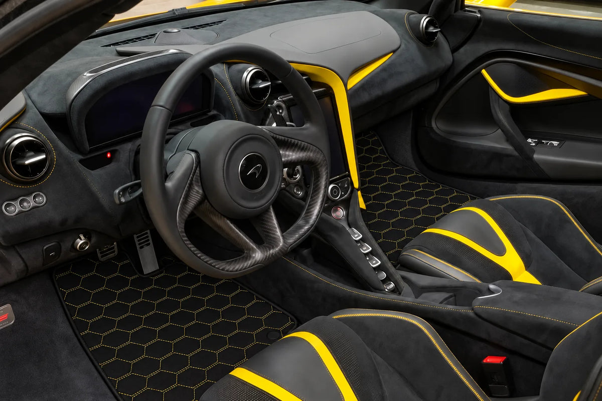Interior look of floor mats for McLaren 720S (2017-2021)