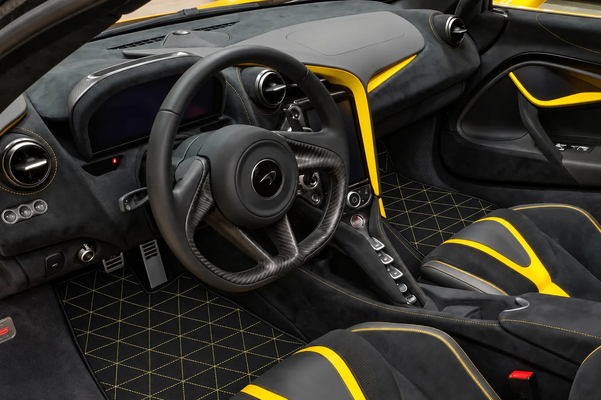 Interior look of floor mats for McLaren 720S (2017-2021)