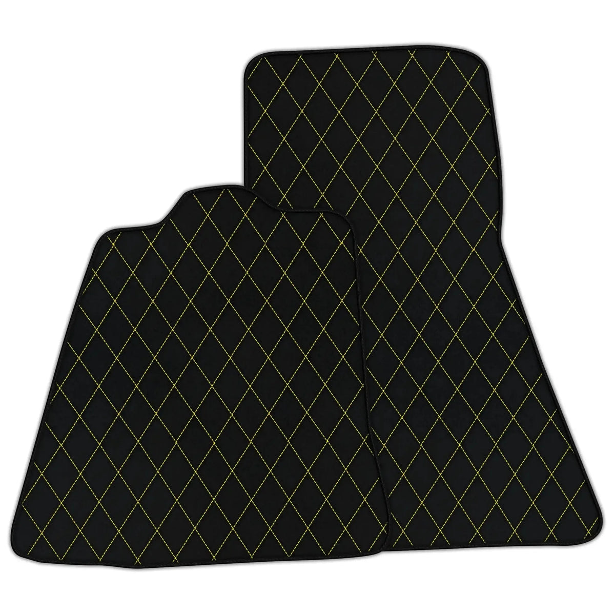 Customizable Leather Floor Mats with Single Diamond Pattern for McLaren 720S (2017-2021)