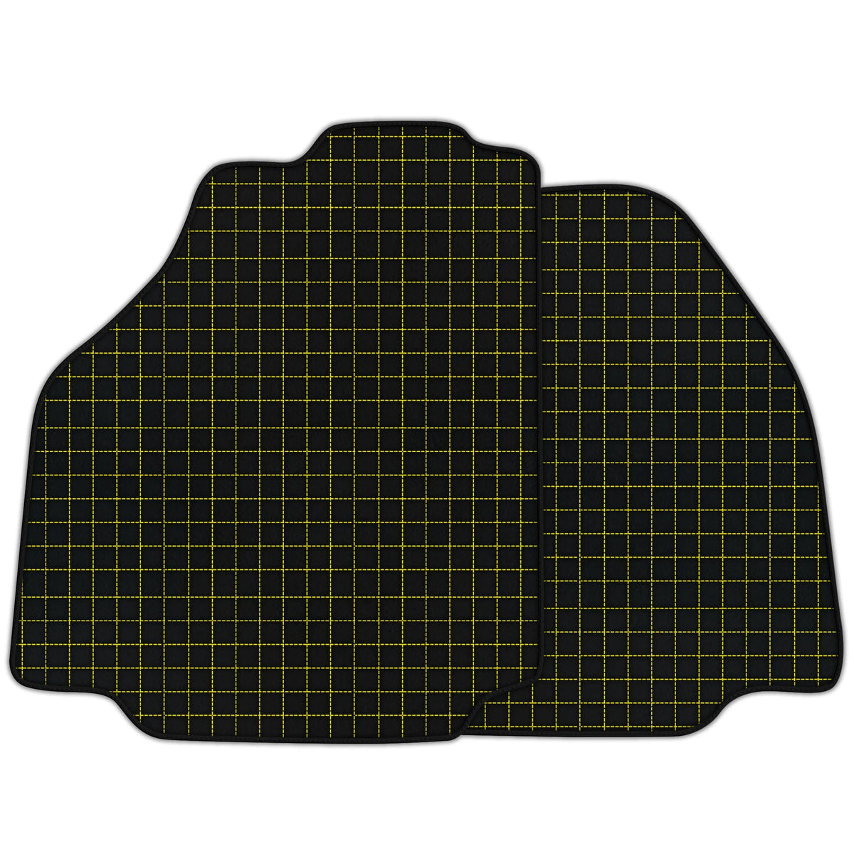 Customizable Leather Floor Mats with Square's Pattern for Ferrari F8 Spider (2019-2023)