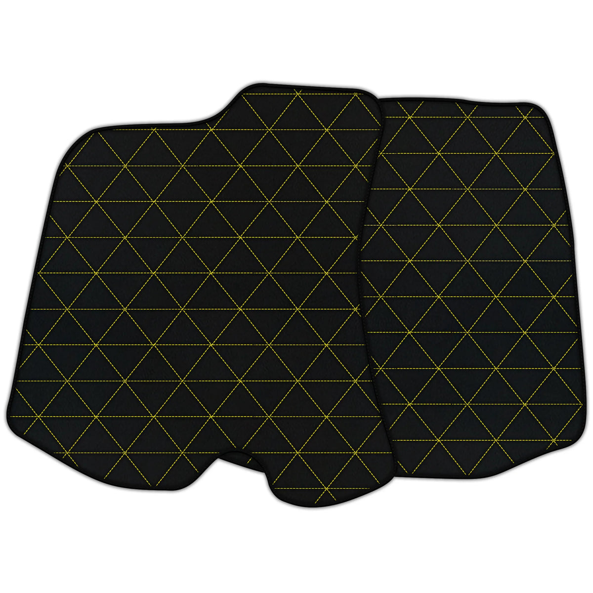 Customizable Leather Floor Mats with Triangle's Pattern for Ferrari Portofino (2018–2023)