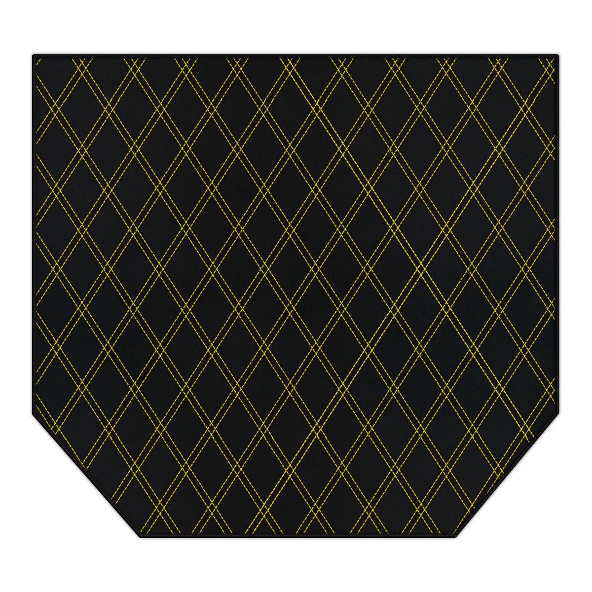 Customizable Leather Trunk Floor Mats with Double Diamond Pattern for Ferrari 360 (1999-2005)