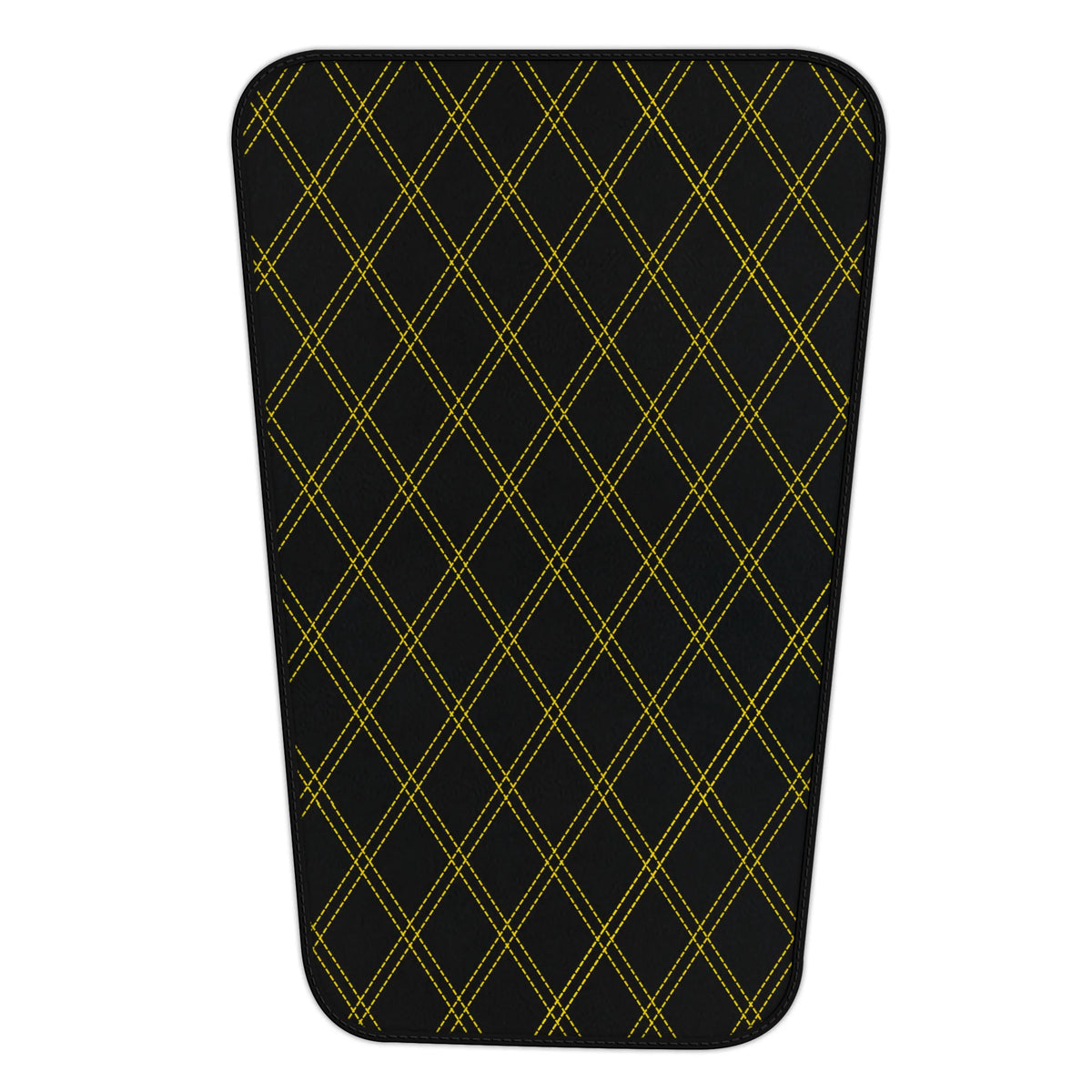 Customizable Leather Trunk Floor Mats with Double Diamond Pattern for Ferrari F8 Tributo (2019-2023)
