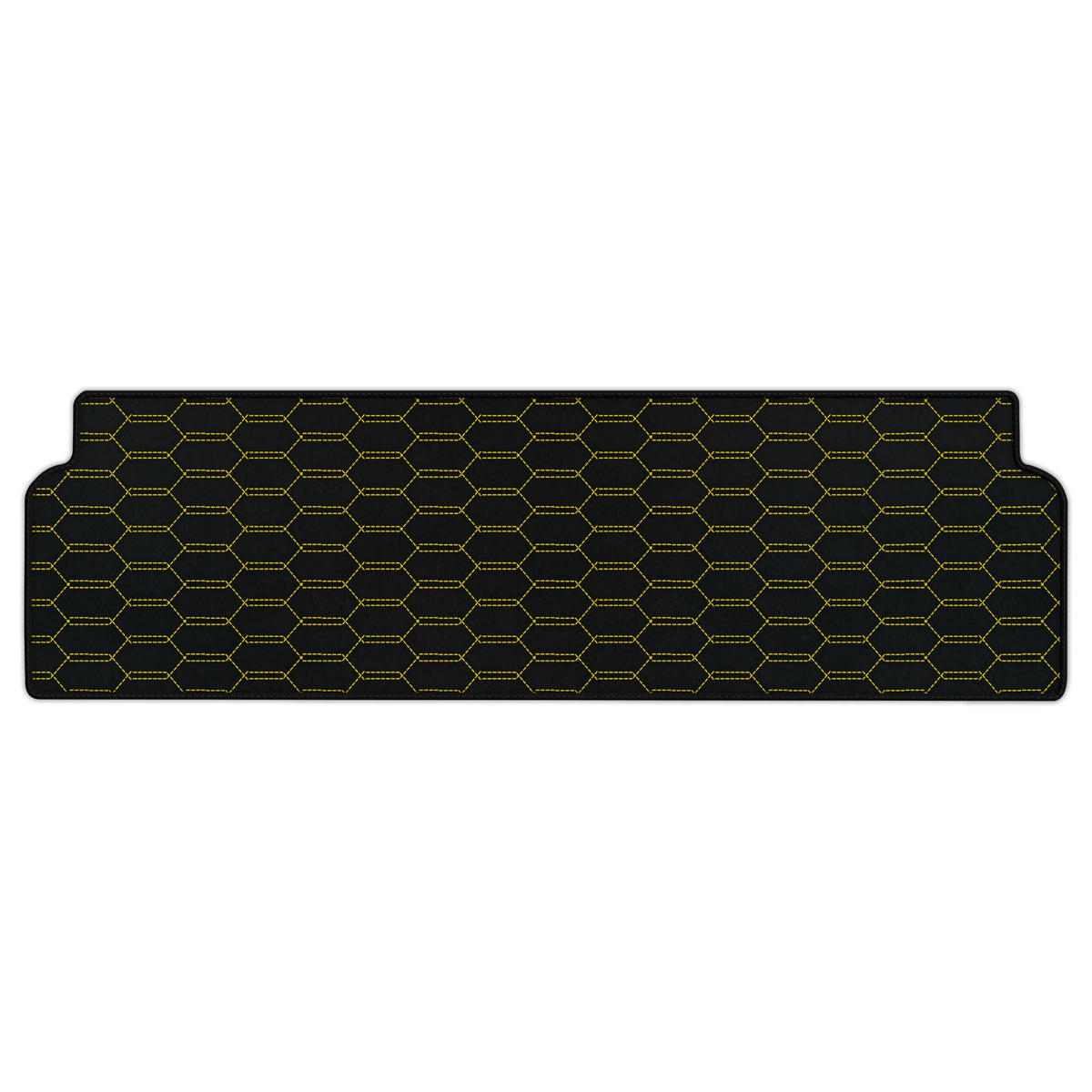 Customizable Leather Trunk Floor Mats with Interlaced Hex Pattern for Ferrari Mondial Convertible (1983-1993)