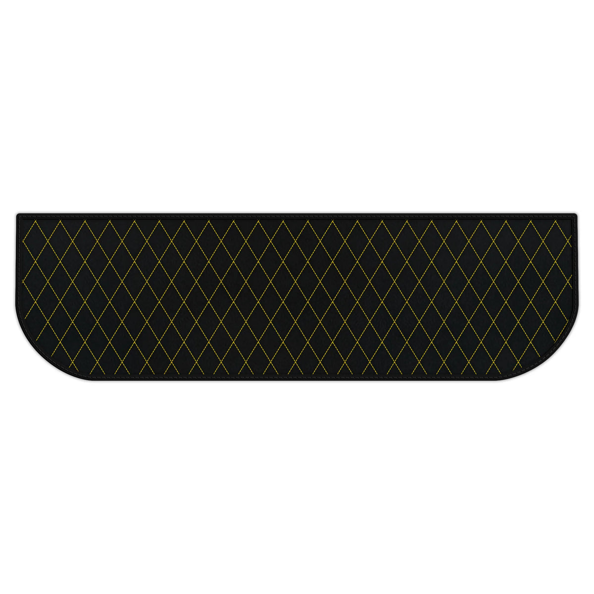 Customizable Leather Trunk Floor Mats with Single Diamond Pattern for Ferrari 328 GTB (1985-1989)