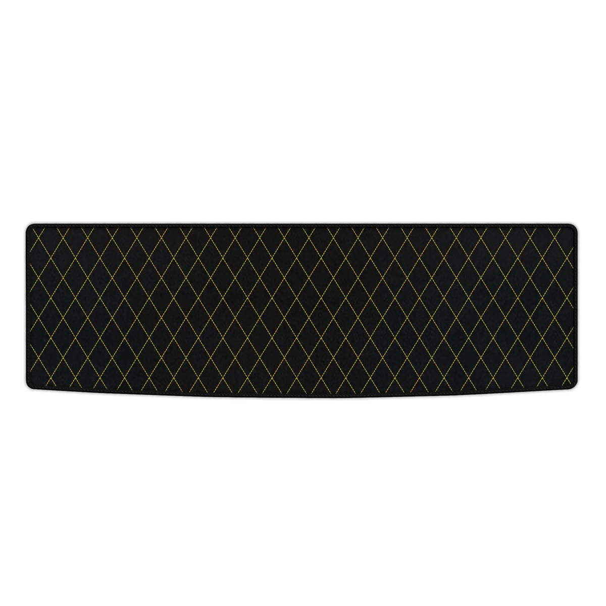 Customizable Leather Trunk Floor Mats with Single Diamond Pattern for Ferrari FF (2011-2016)