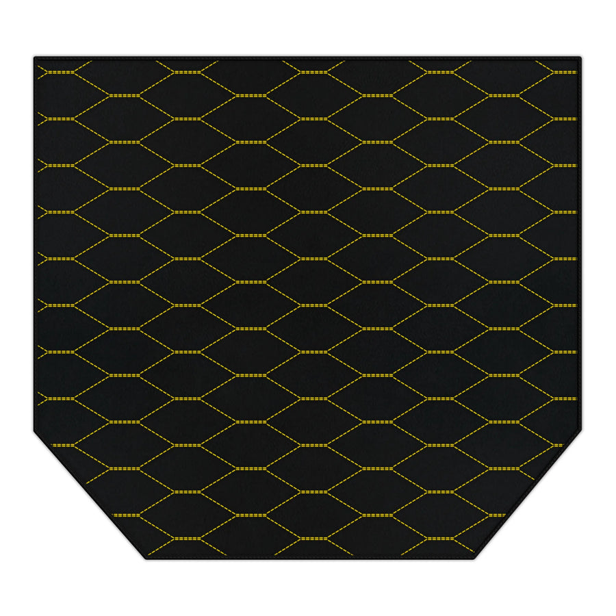 Customizable Leather Trunk Floor Mats with Viper Hex Pattern for Ferrari 360 (1999-2005)