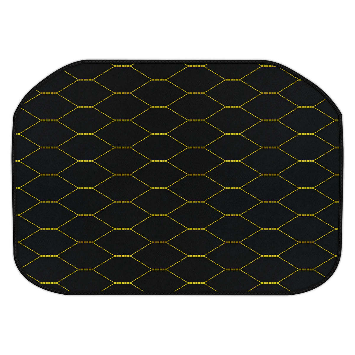 Customizable Leather Trunk Floor Mats with Viper Hex Pattern for Ferrari 456 (1992-2003)