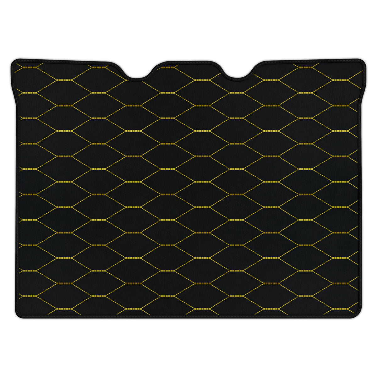 Customizable Leather Trunk Floor Mats with Viper Hex Pattern for Ferrari F430 (2004-2009)