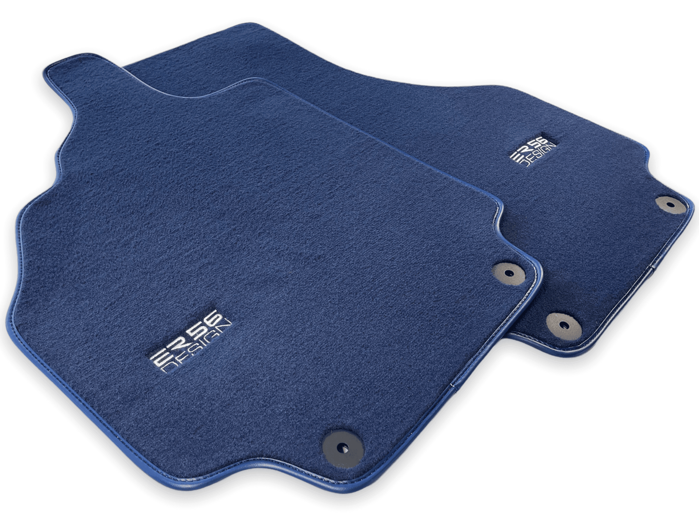 Dark Blue Floor Mats for Audi R8 (2007-2015) ER56 Design - AutoWin