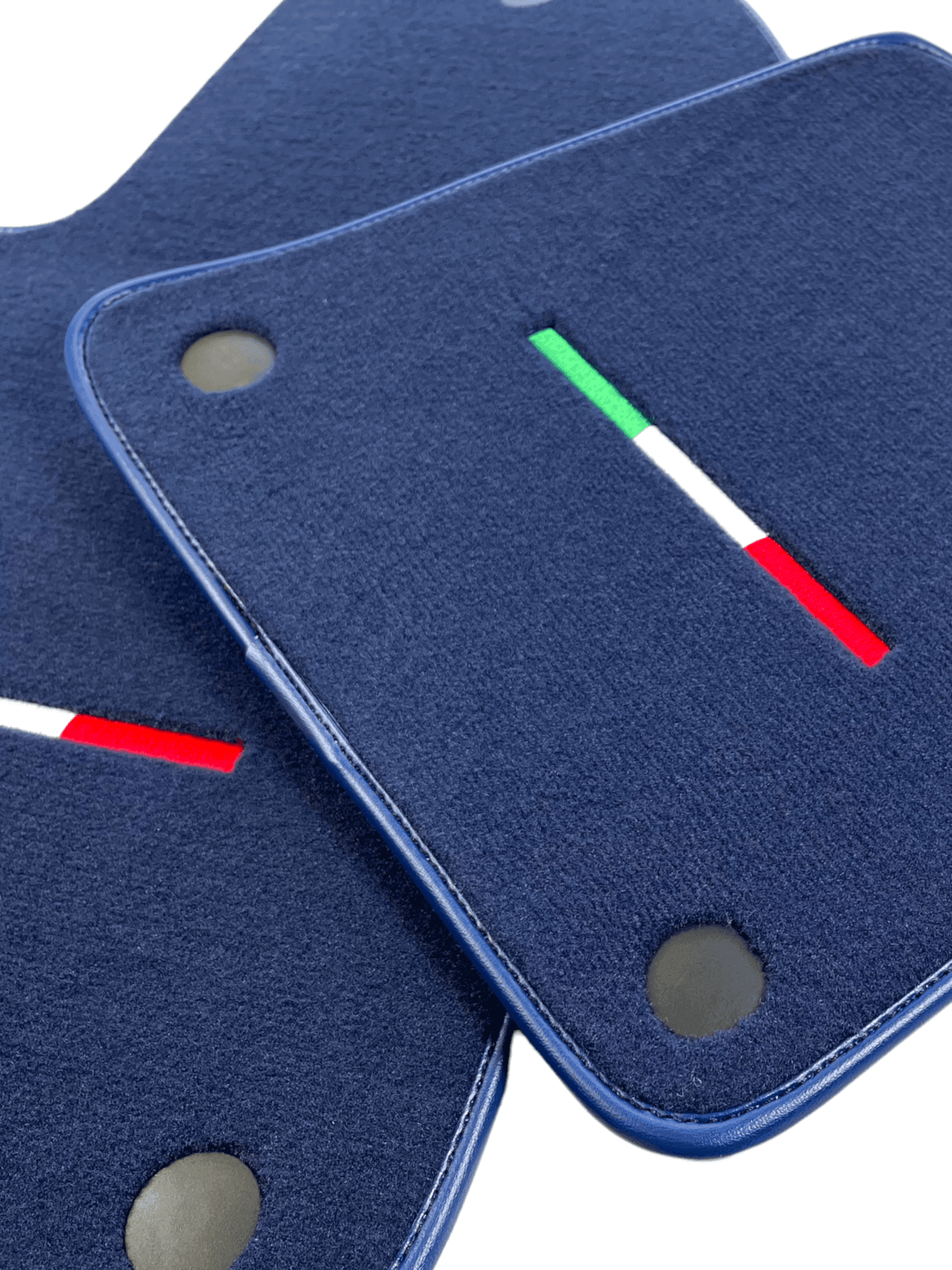 Dark Blue Floor Mats For Ferrari 612 Scaglietti 2005-2011 Italian Edition - AutoWin