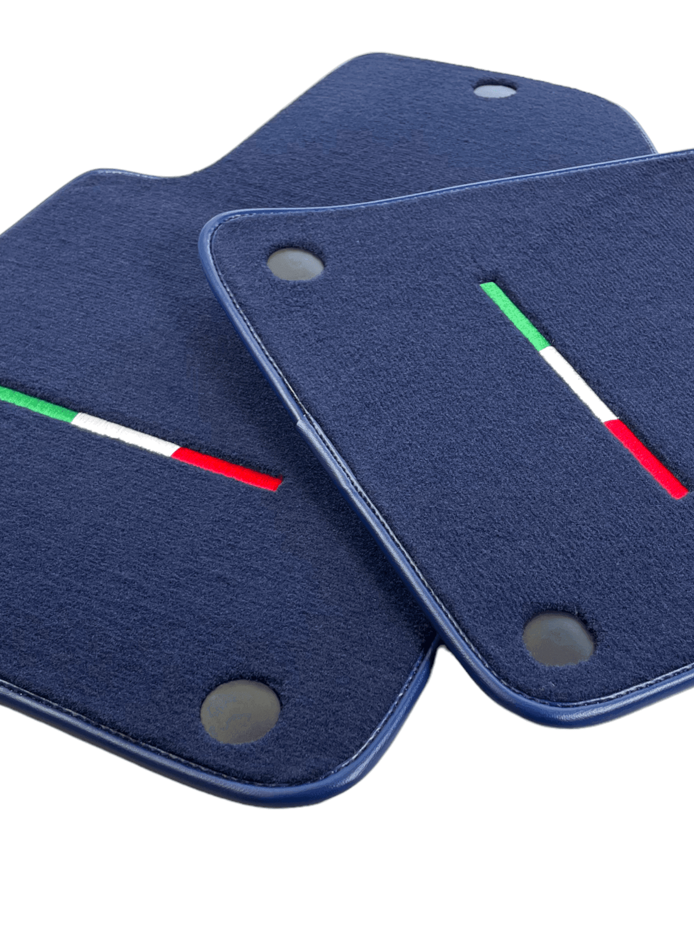Dark Blue Floor Mats For Ferrari 612 Scaglietti 2005-2011 Italian Edition - AutoWin