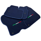 Dark Blue Italian Edition Floor Mats for Ferrari GTC4 Lusso 2016-2023