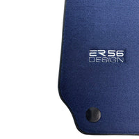 Dark Blue Floor Mats For Mercedes-Benz C-Class W204 (2007-2014) - AutoWin