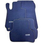 Dark Blue Floor Mats For Mercedes-Benz C-Class W204 (2007-2014) - AutoWin