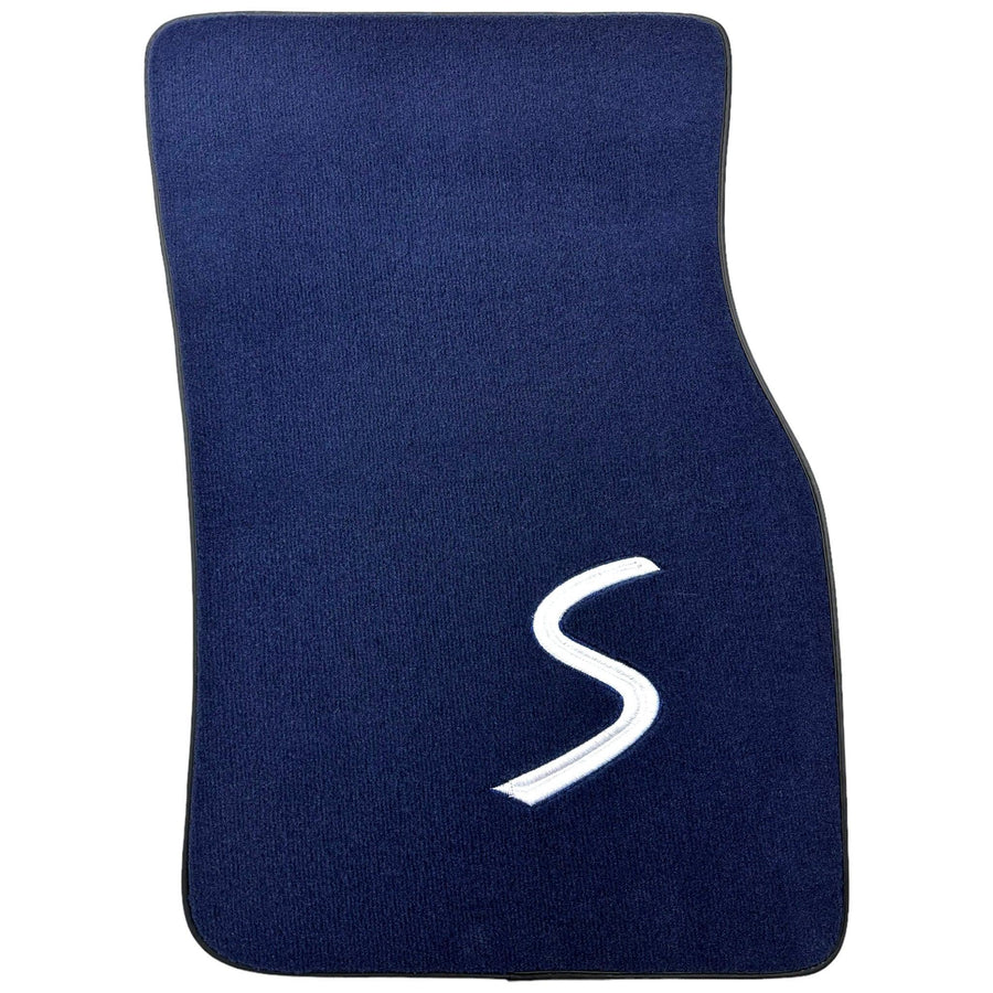 Dark Blue Floor Mats for Mini Cooper / One R53 (2001-2007) Cooper S - AutoWin