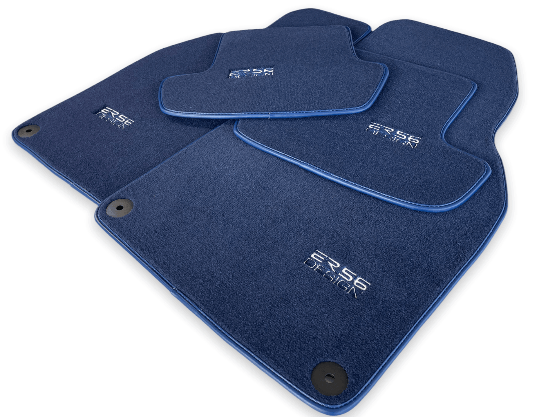 Dark Blue Floor Mats for Porsche 911 - 992 (2019-2024) | ER56 Design - AutoWin