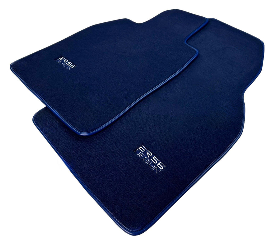 Dark Blue Floor Mats for Porsche 981 Cayman (2012–2016) | Er56 Design - AutoWin