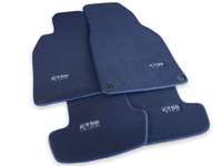 Dark Blue Floor Mats for Porsche Panamera (2017-2023) | ER56 Design - AutoWin