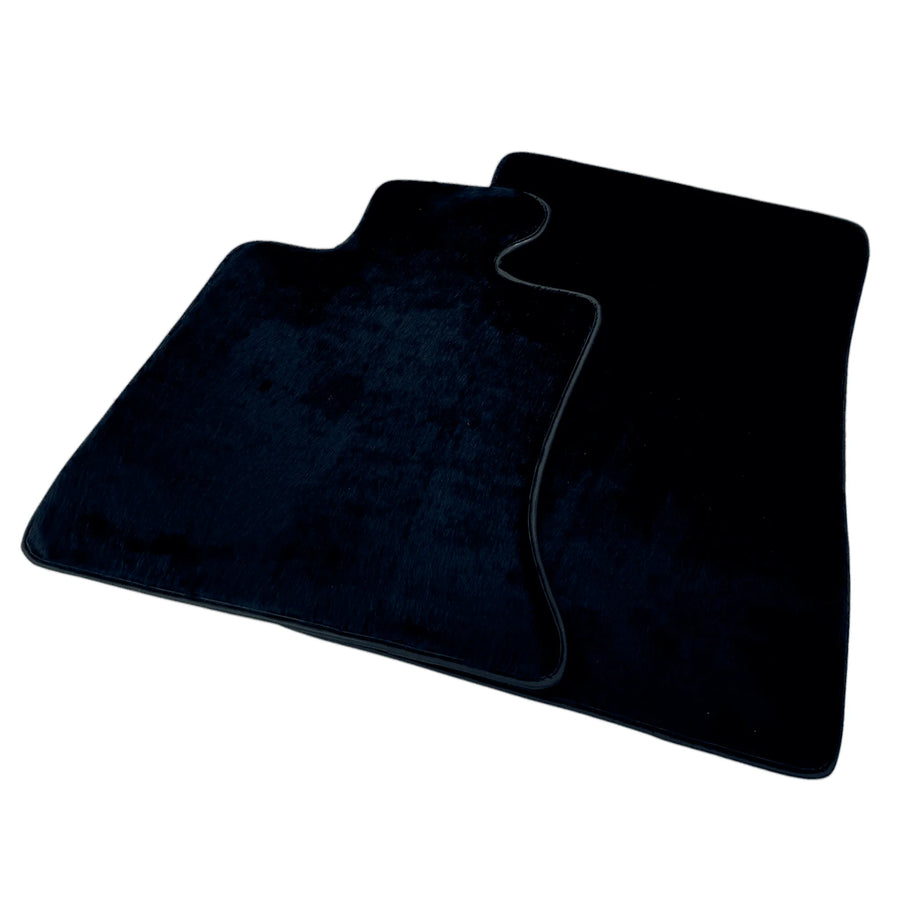 Dark Blue Sheepskin Floor Mats for Rolls-Royce Ghost Series I (2010–2020)