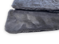 Dark Gray Sheepskin Floor Mats For Bentley Bentayga Design Brand - AutoWin