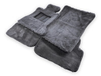 Dark Gray Sheepskin Floor Mats For Rolls Royce Ghost Series II (2021-2024) ER56 Design Brand